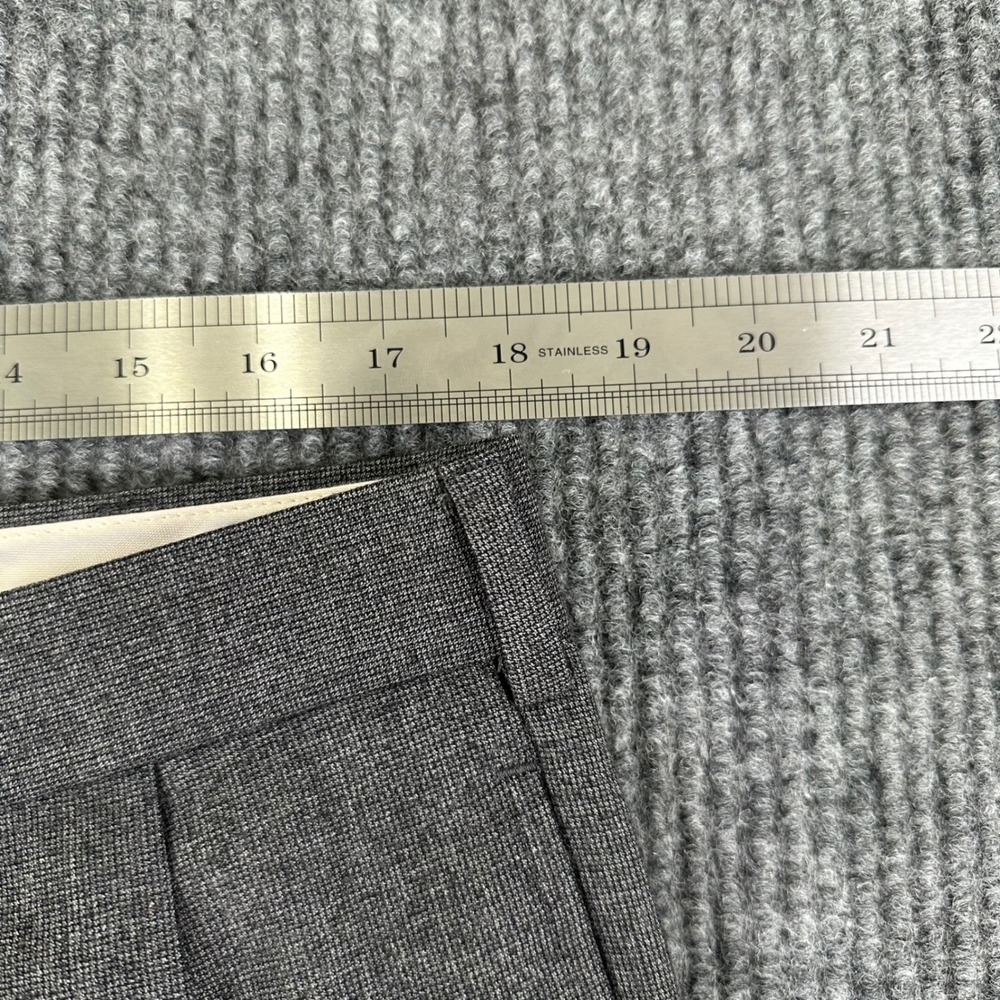 Brooks Brothers Madison Dress Pants Mens 37W 100% Wool Gray Pleated - Picture 11 of 13